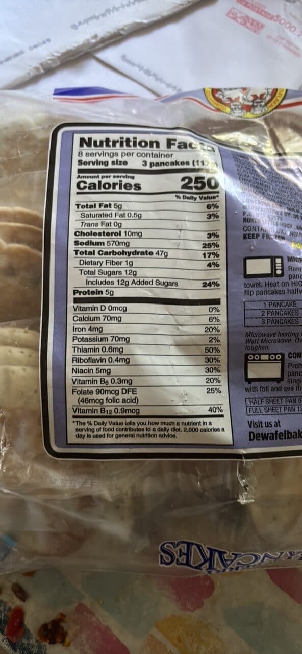 De Wafelbakkers Blueberry Pancakes packshot