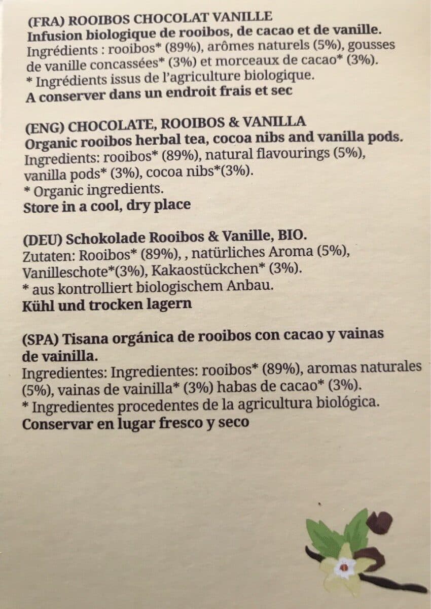 English Tea Shop Rooibos, Cacao & Vanille packshot