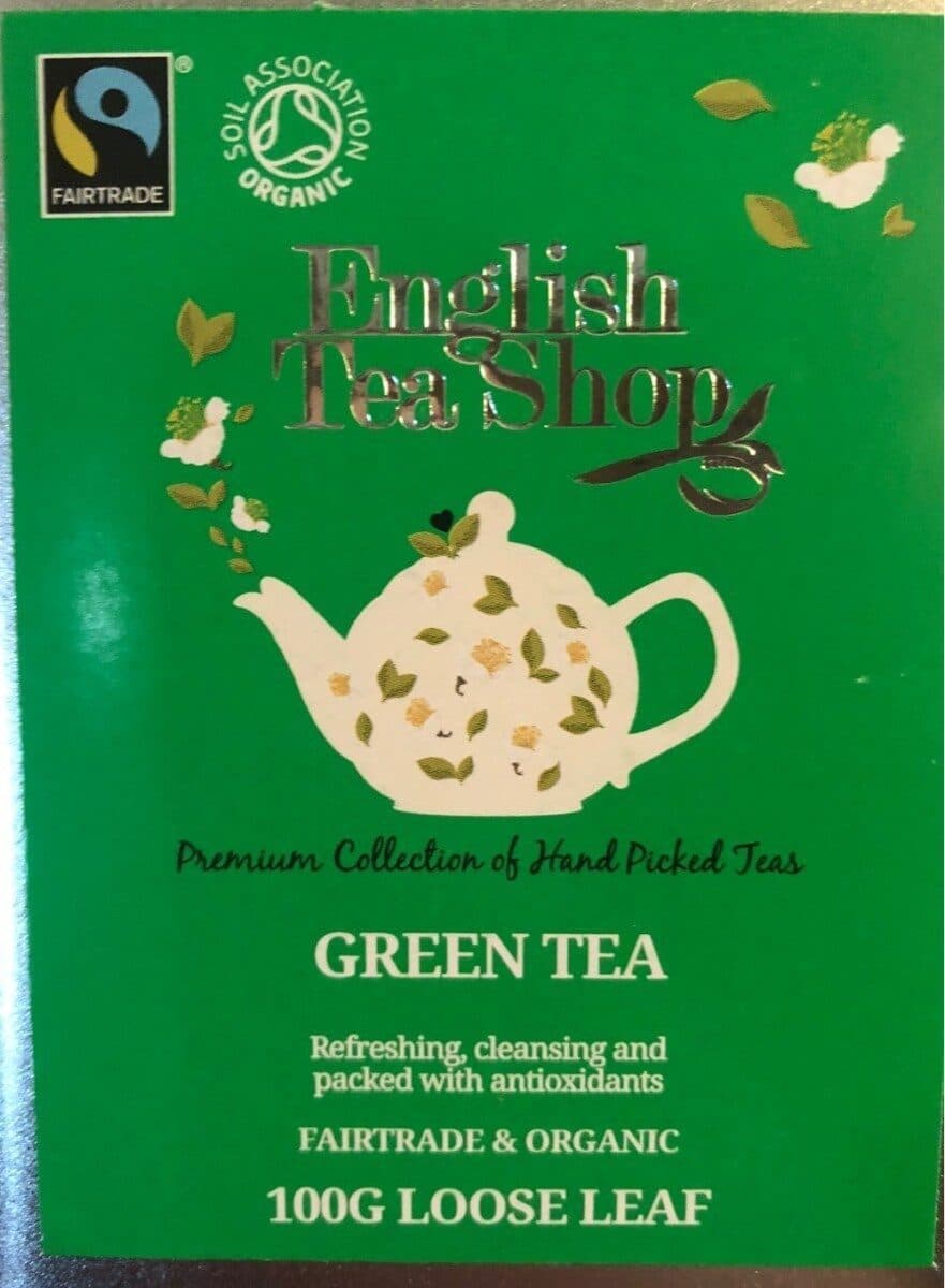 Open Food Facts English tea shop green tea fairtrade and organic loose tea packshot