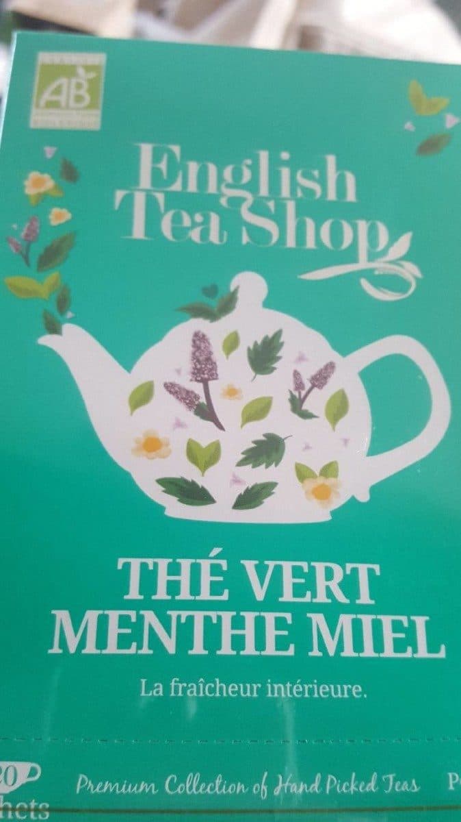 English Tea Shop Thé vert menthe miel packshot