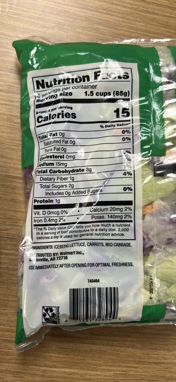 Marketside Classic Iceberg Salad packshot