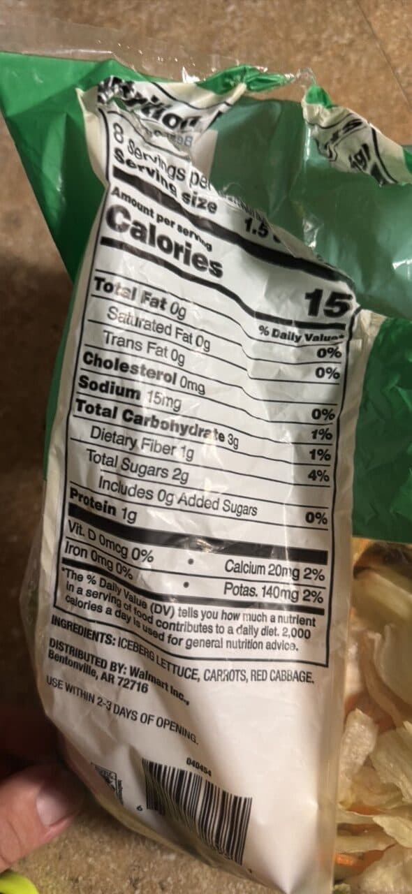 Marketside Classic Iceberg Salad packshot