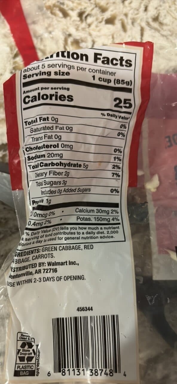 MARKETSIDE TRI-COLOR COLESLAW packshot