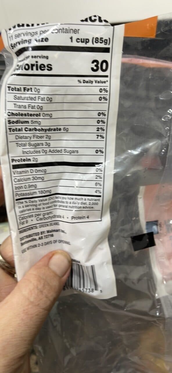 Marketside Green Beans packshot