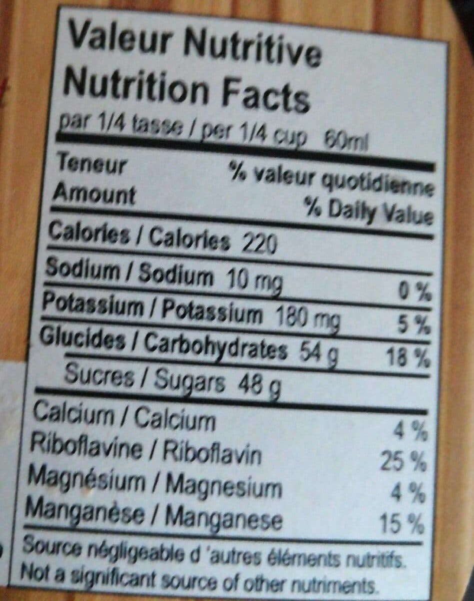 Open Food Facts Sirop d'érable pur packshot