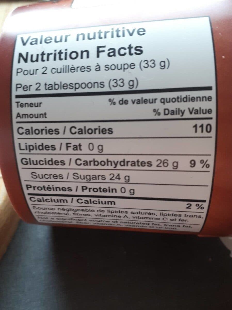 Open Food Facts Beurre d'érable packshot