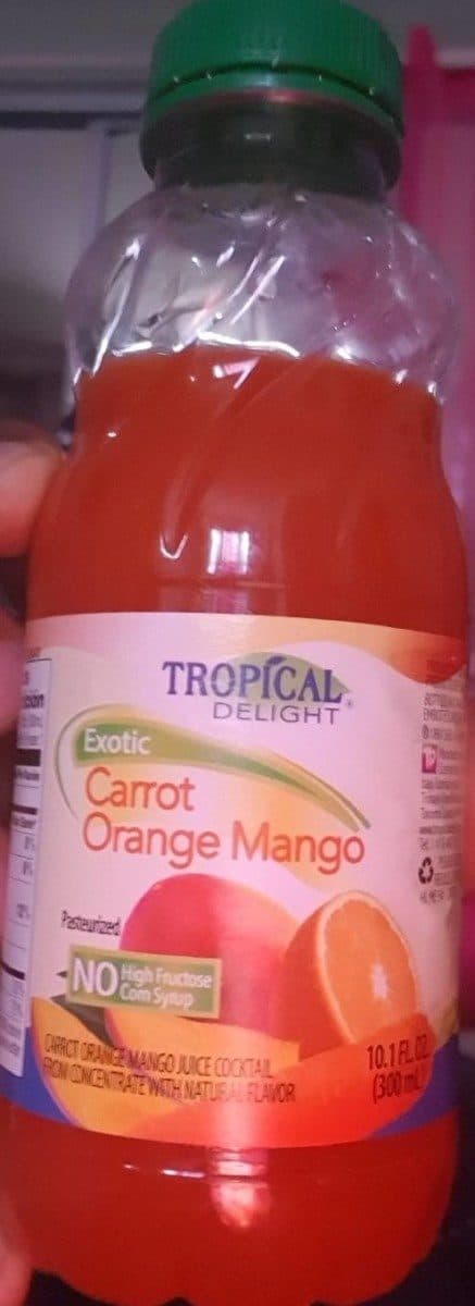 Open Food Facts Exotic Carrot Orange Mango packshot