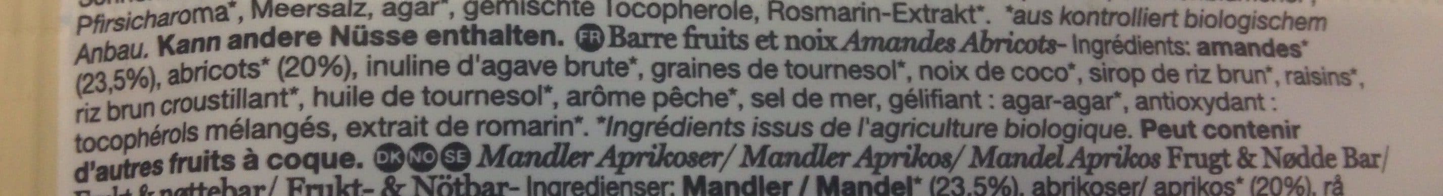 Made good Barre De Fruits Et Noix Amande Abricot packshot