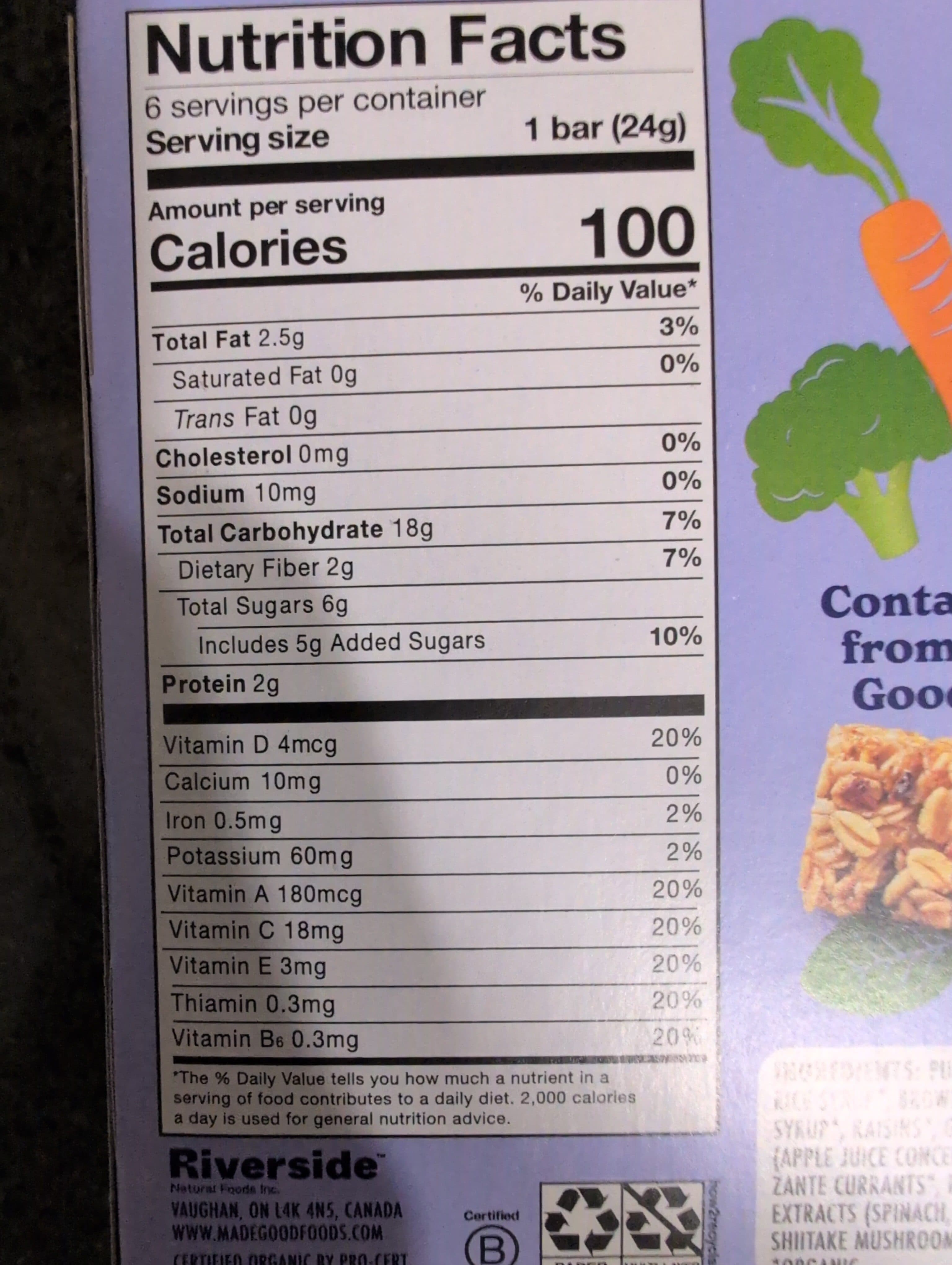 MADEGOOD ORGANIC CHEWY GRANOLA BARS mixed berry packshot