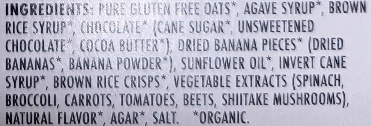 Made Good Made Good Granola Bars Chocolate Banana packshot