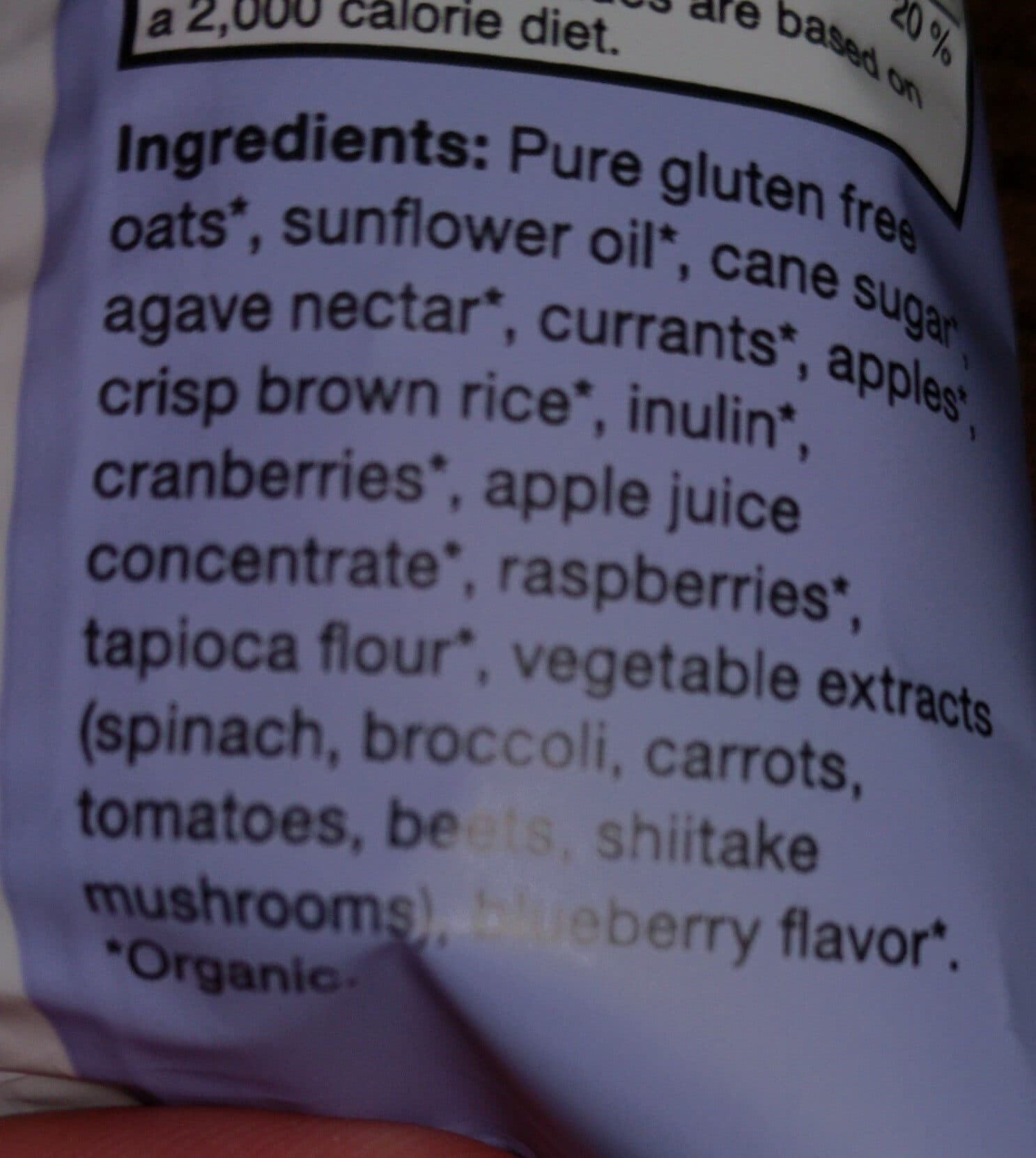 Made Good Organic Granola Bites mixed berry packshot