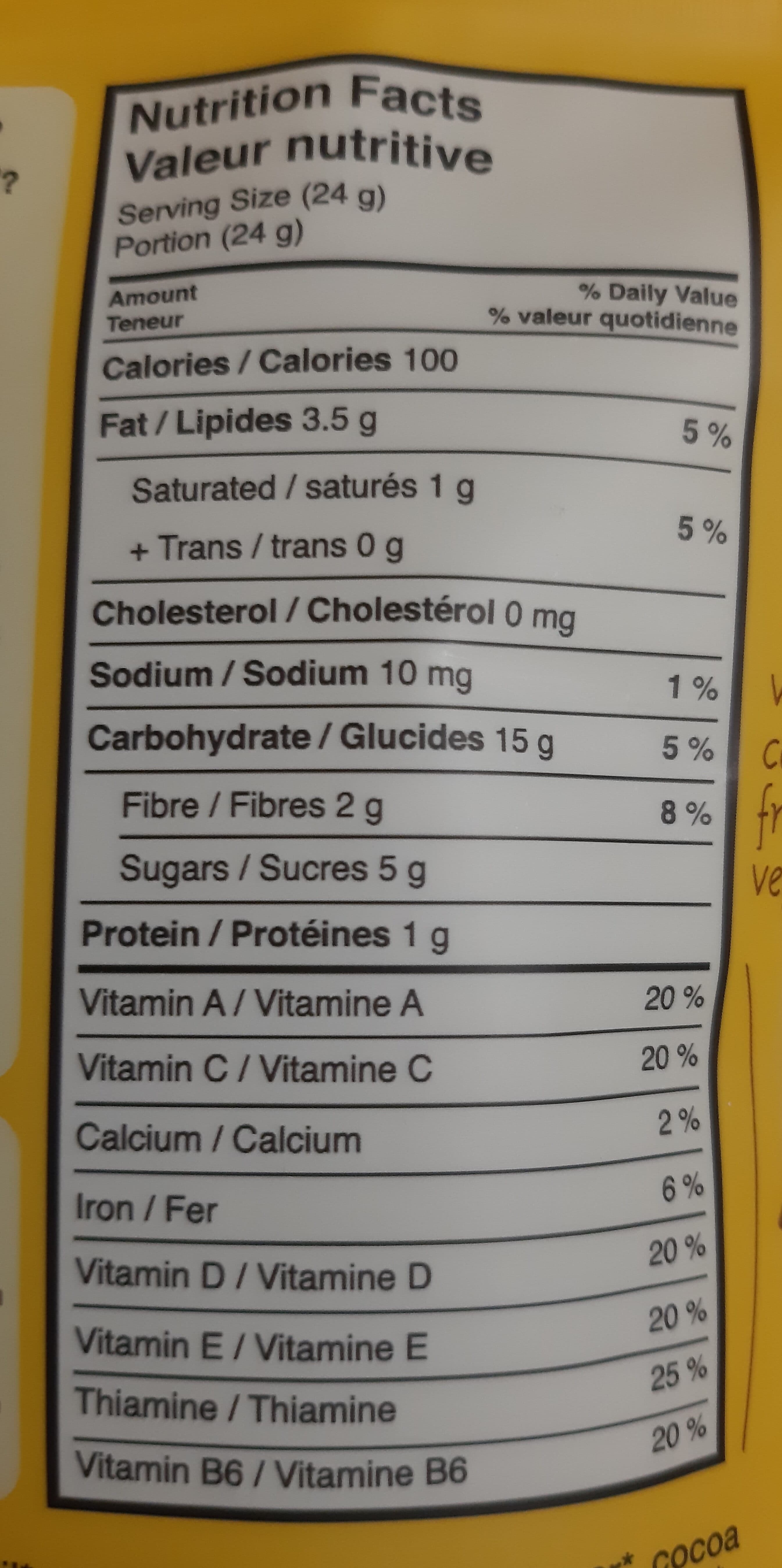Made Good Chocolate Banana Granola Minis packshot