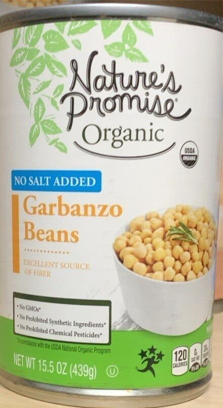 Nature's Promise Organic Garbanzo Beans packshot