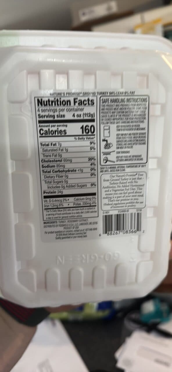 Nature's Promise Ground Turkey packshot
