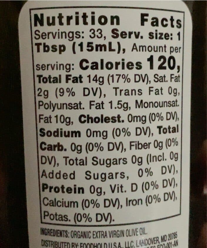 Giant Nature's promise organics organic extra virgin olive oil packshot