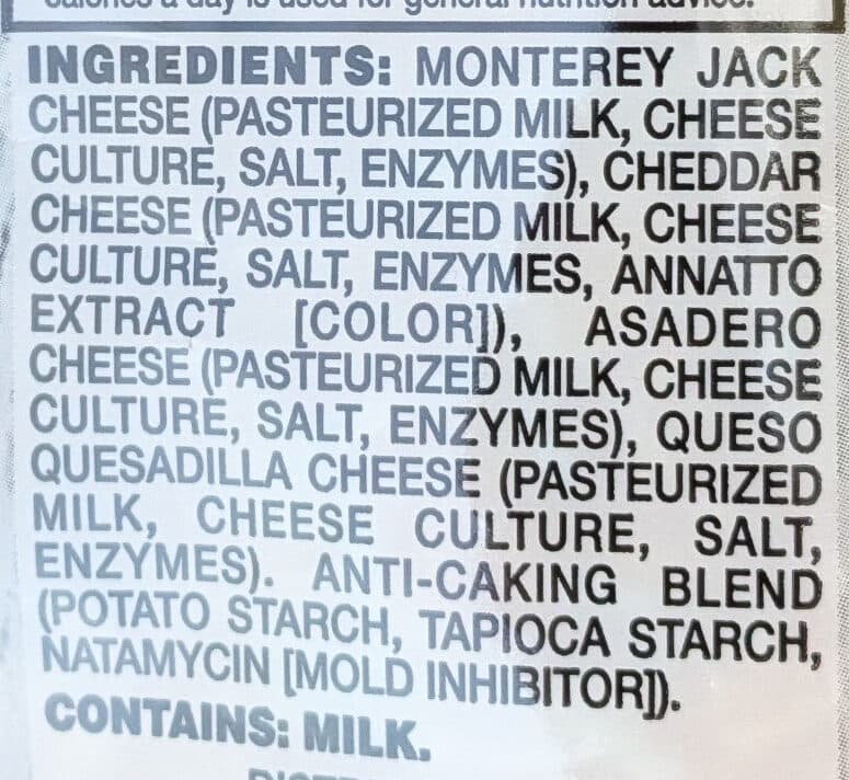 Giant Mexican Style Cheese Blend Monterey Jack, Cheddar, Asadero and Queso Quesadilla Cheeses packshot