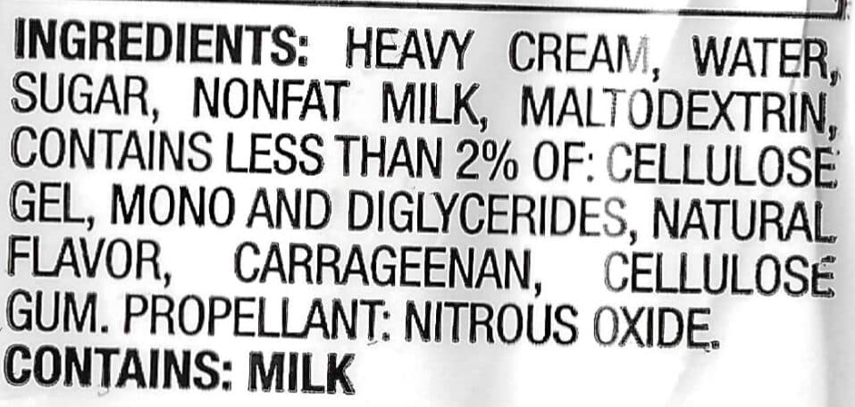 Ahold Dairy Whipped Topping packshot