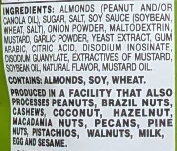 Ahold Wasabi & Soy Sauce Seasoned Almonds packshot