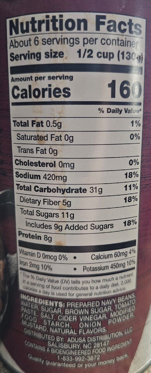 Ahold Vegetarian baked beans, vegetarian packshot