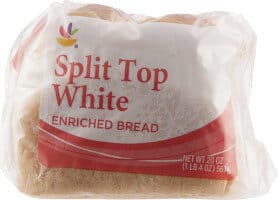 Ahold Ahold enriched bread split top white packshot