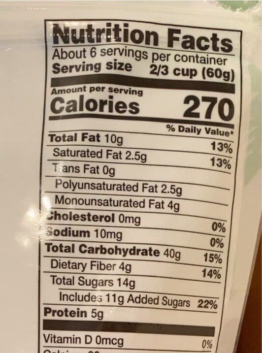 Ahold Organic Fruit And Nut Granola packshot