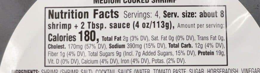 Nature's Promise Large Cooked Shrimp packshot