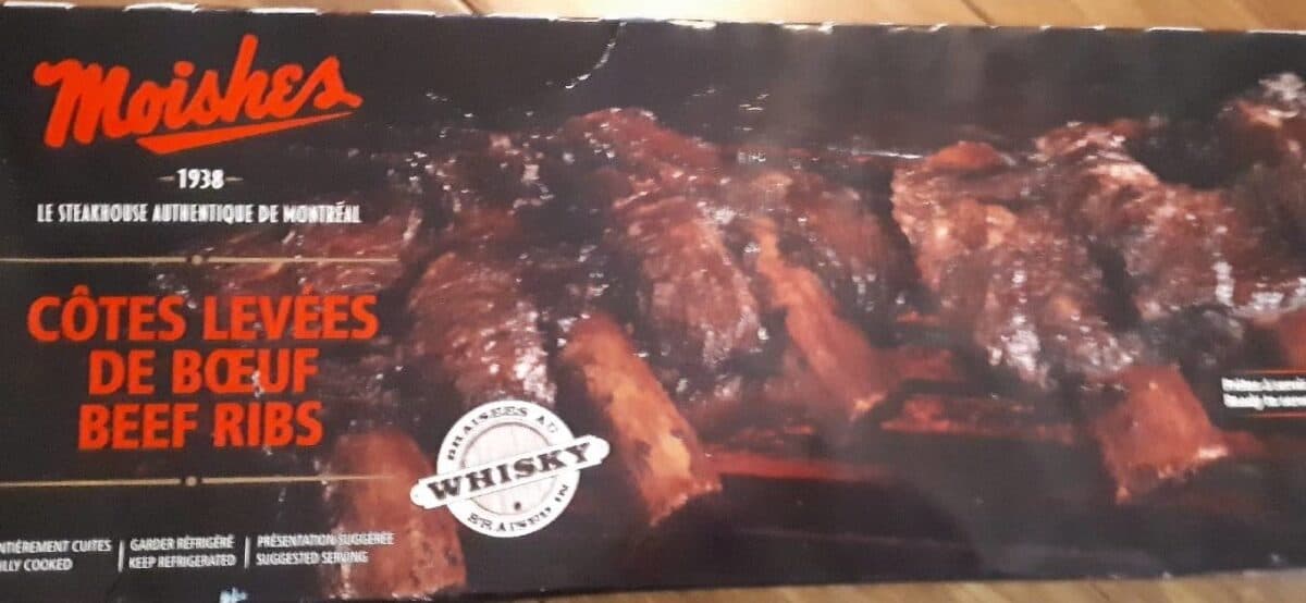 Moishes Côtes levées de bœuf packshot