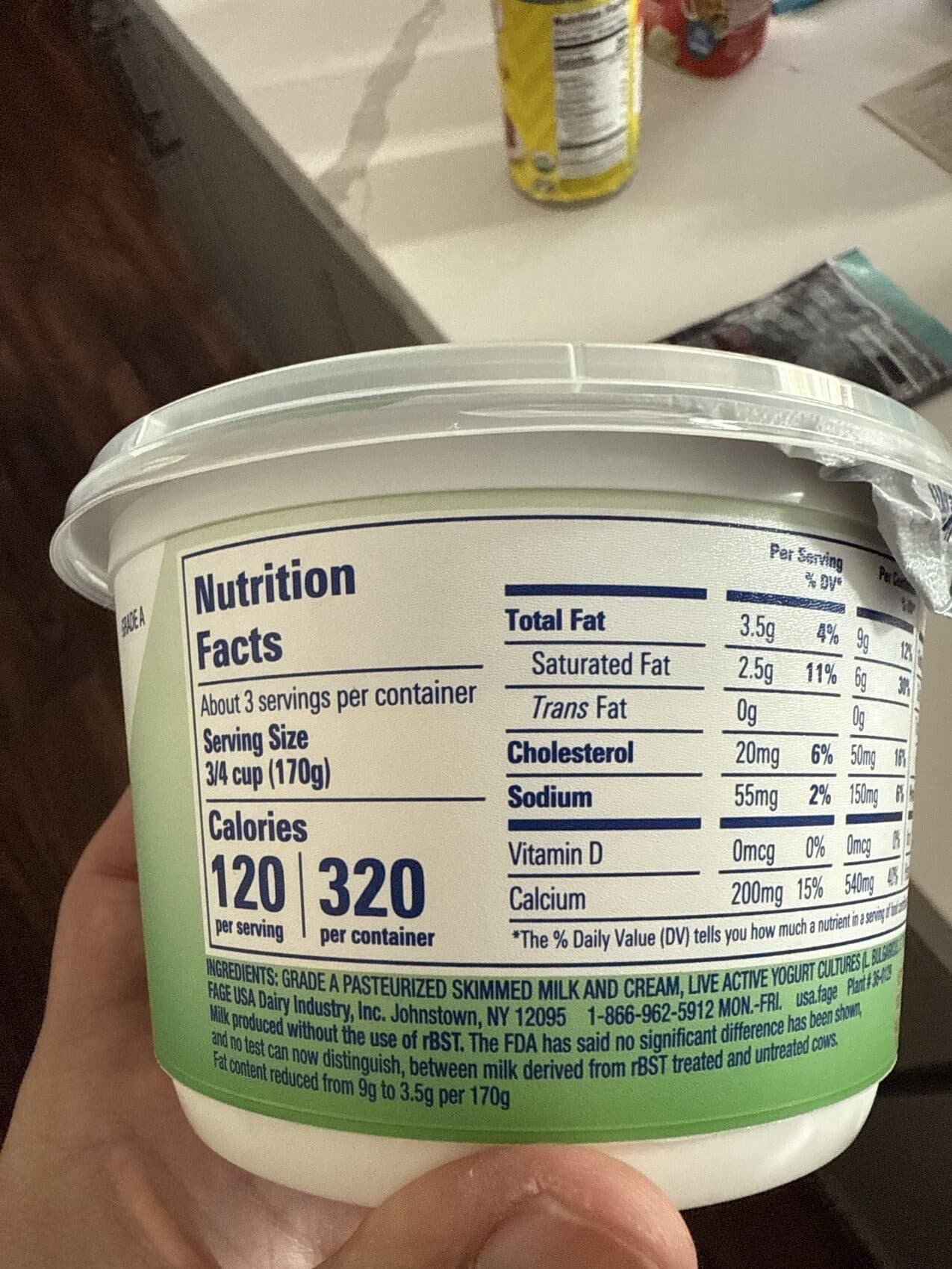 Fage Usa Dairy Industry Inc. Fage Total 2% packshot