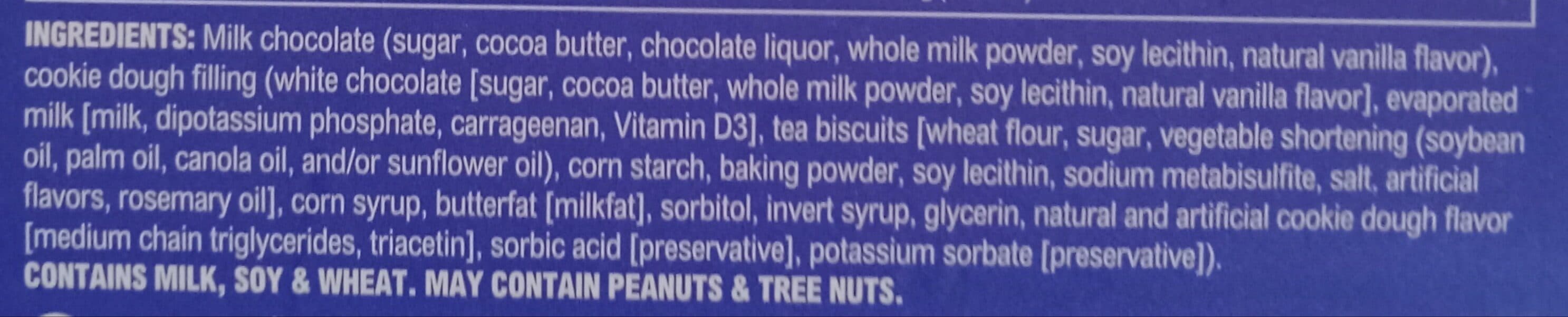 HAMMOND'S COOKIE DOUGH packshot
