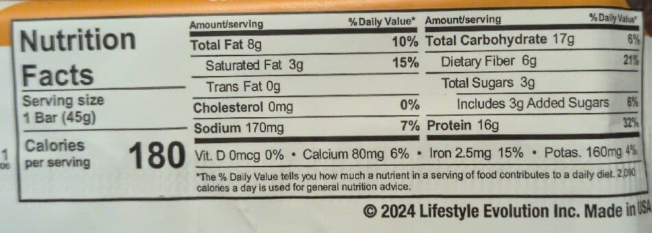 NuGo Crunchy Peanut Butter packshot