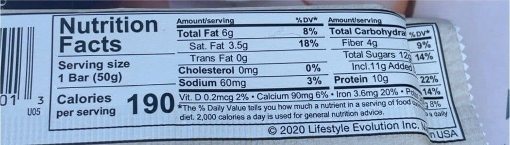 Lifestyle Evolution Inc. Organic dark chocolate almond packshot