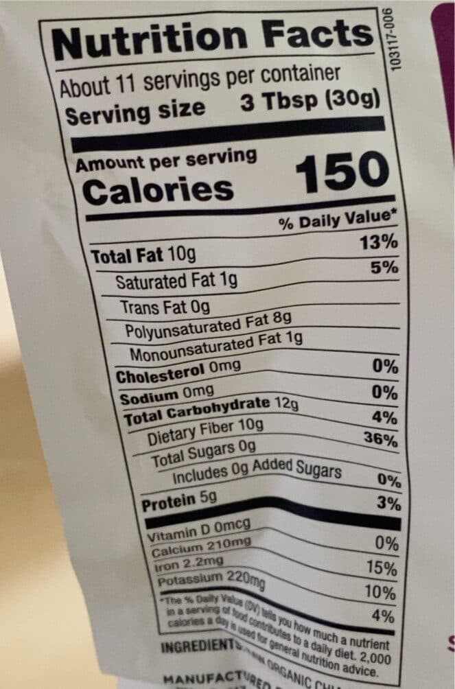 Nutiva Organic Chia Seed Black packshot