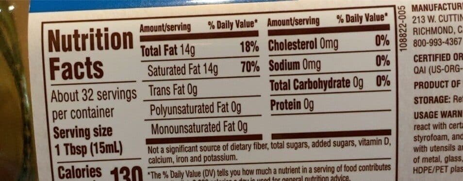 Nutiva Organic liquid coconut oil packshot