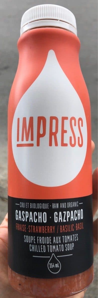 Open Food Facts Gaspacho fraise basilic packshot