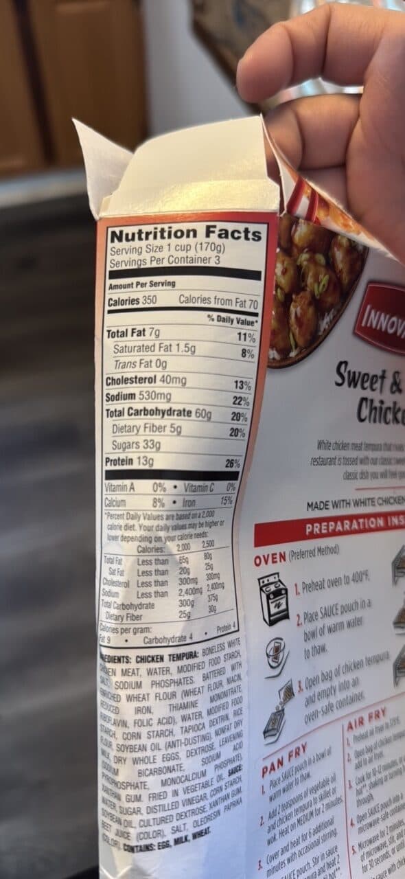 InnovAsian Sweet & Sour Chicken packshot