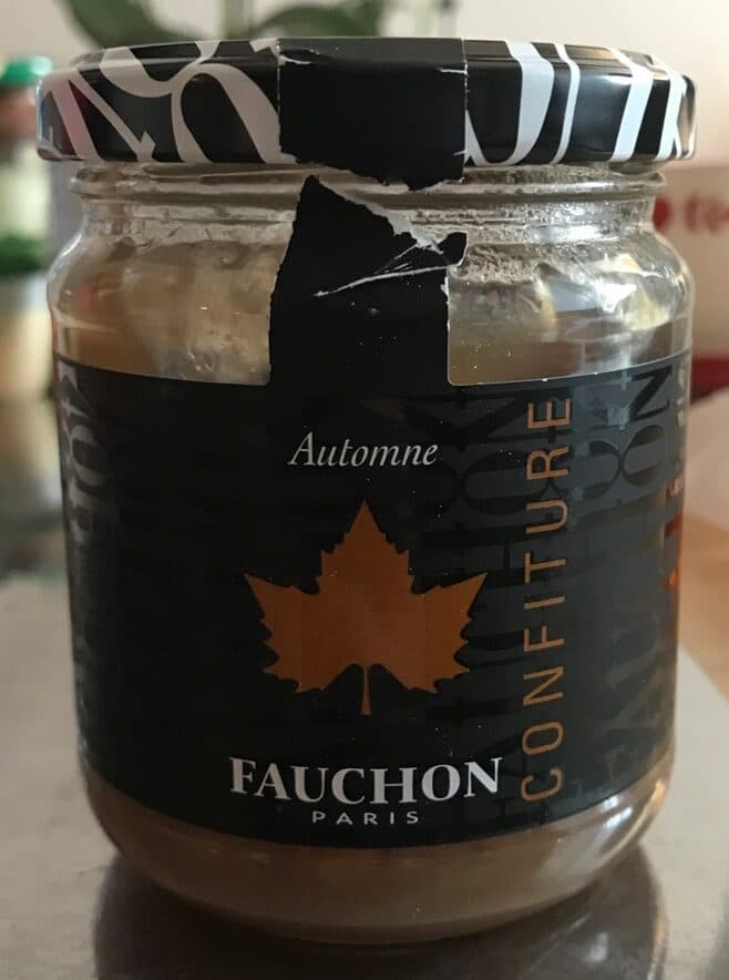 Fauchon Confiture d’automne, poires marrons et raisins packshot