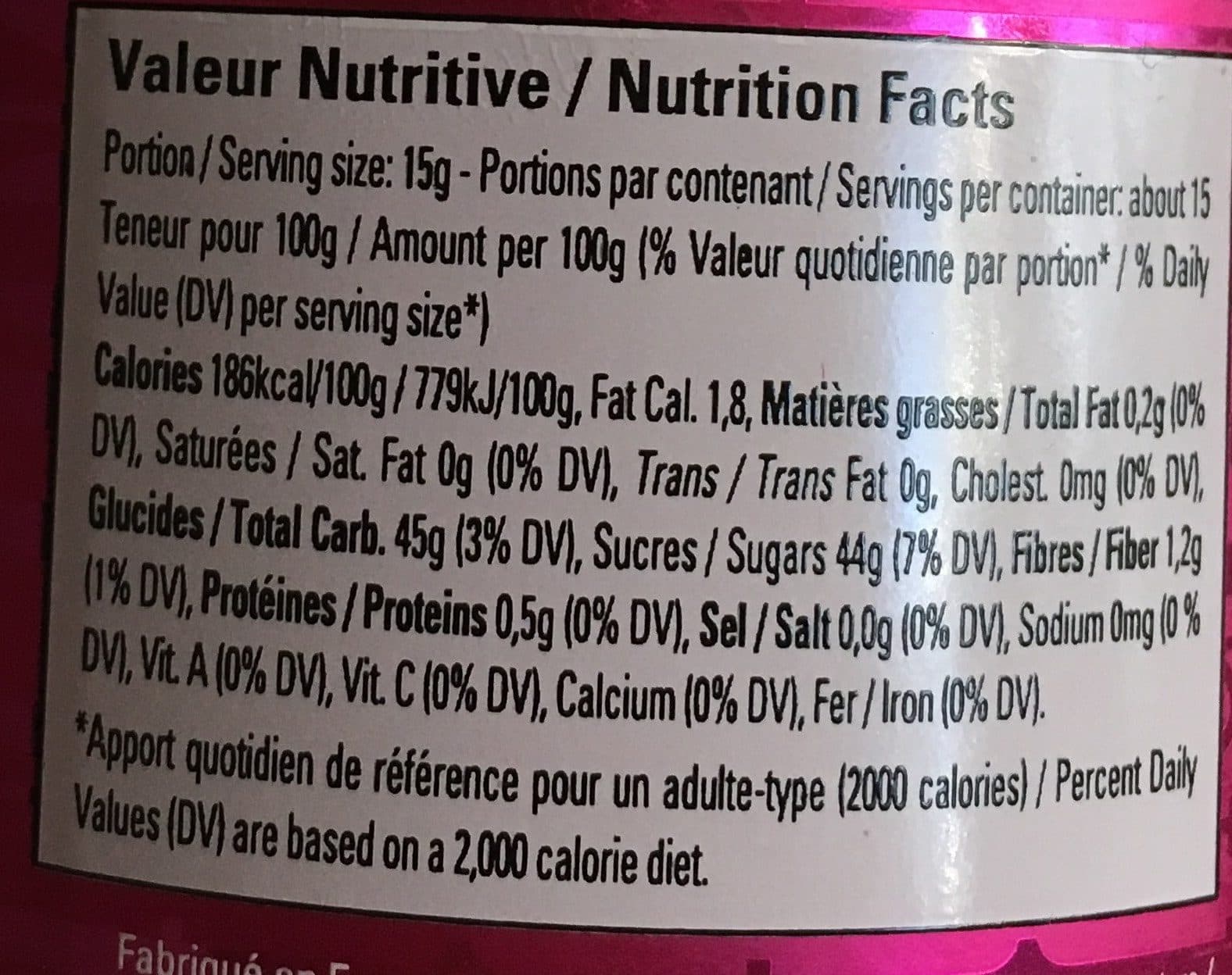 Fauchon Confiture fraises aux epices packshot