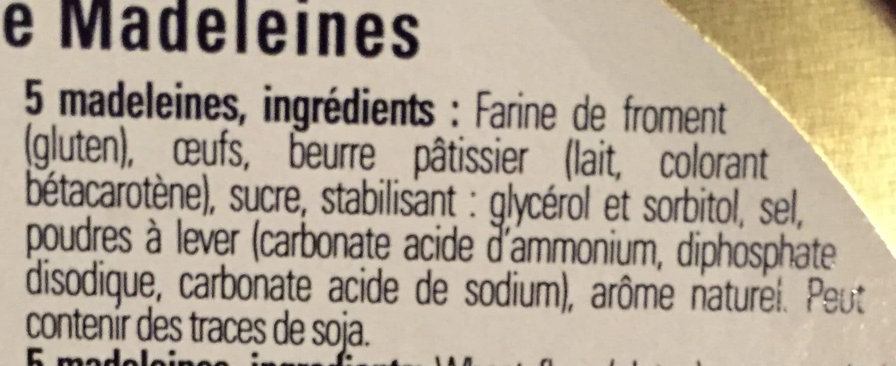 Fauchon 5 Madeleines Nature Boîte Metal packshot