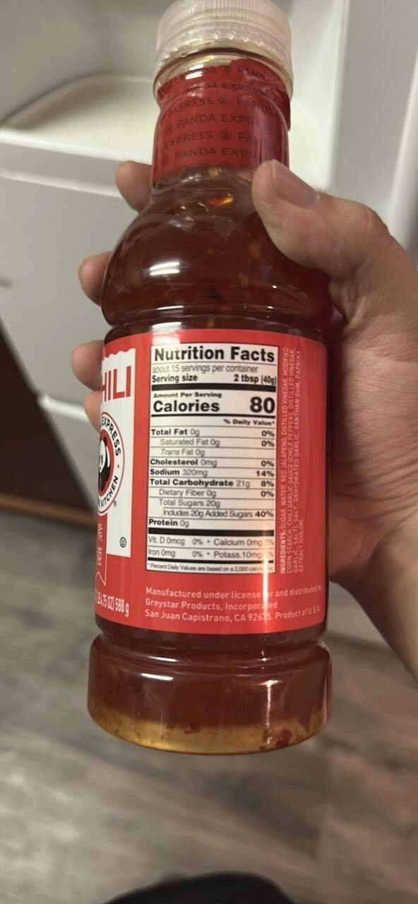 Panda Express Sweet Chili Sauce packshot