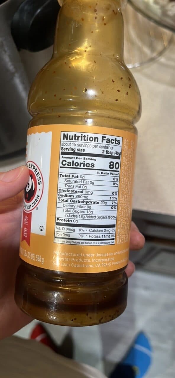 PANDA EXPRESS ORANGE SAUCE packshot