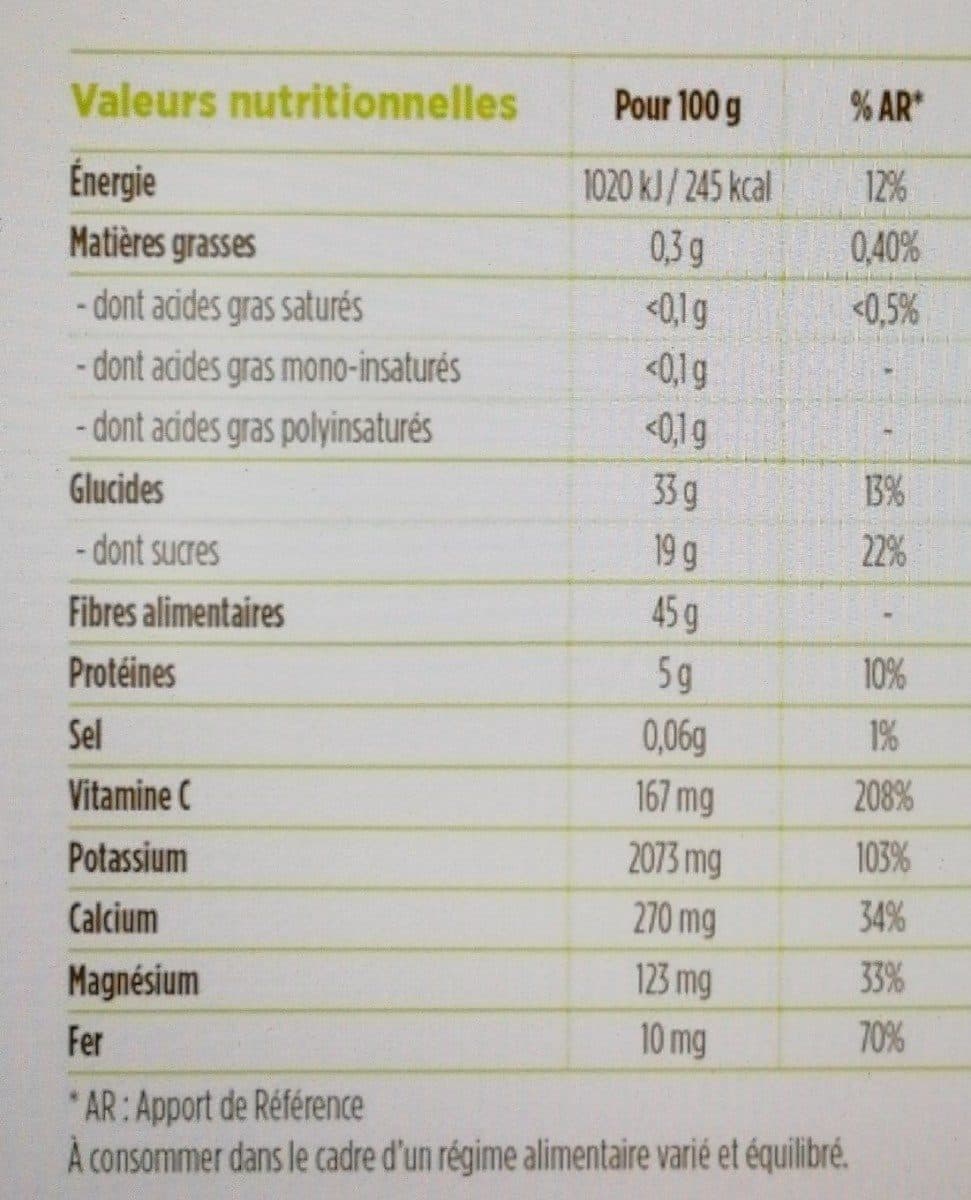 Sana gaïa Baobab en poudre Bio - 400 g packshot