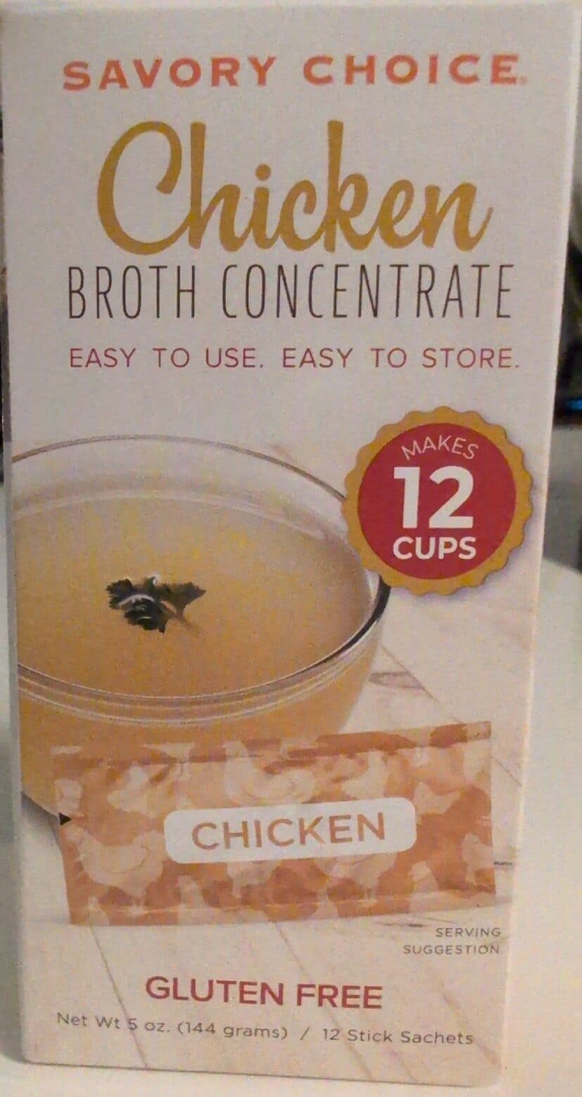 Savory Choice Chicken broth concentrates packshot