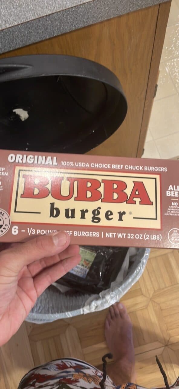 BUBBA burger ORIGINAL 100% USDA CHOICE BEEF CHUCK BURGERS packshot