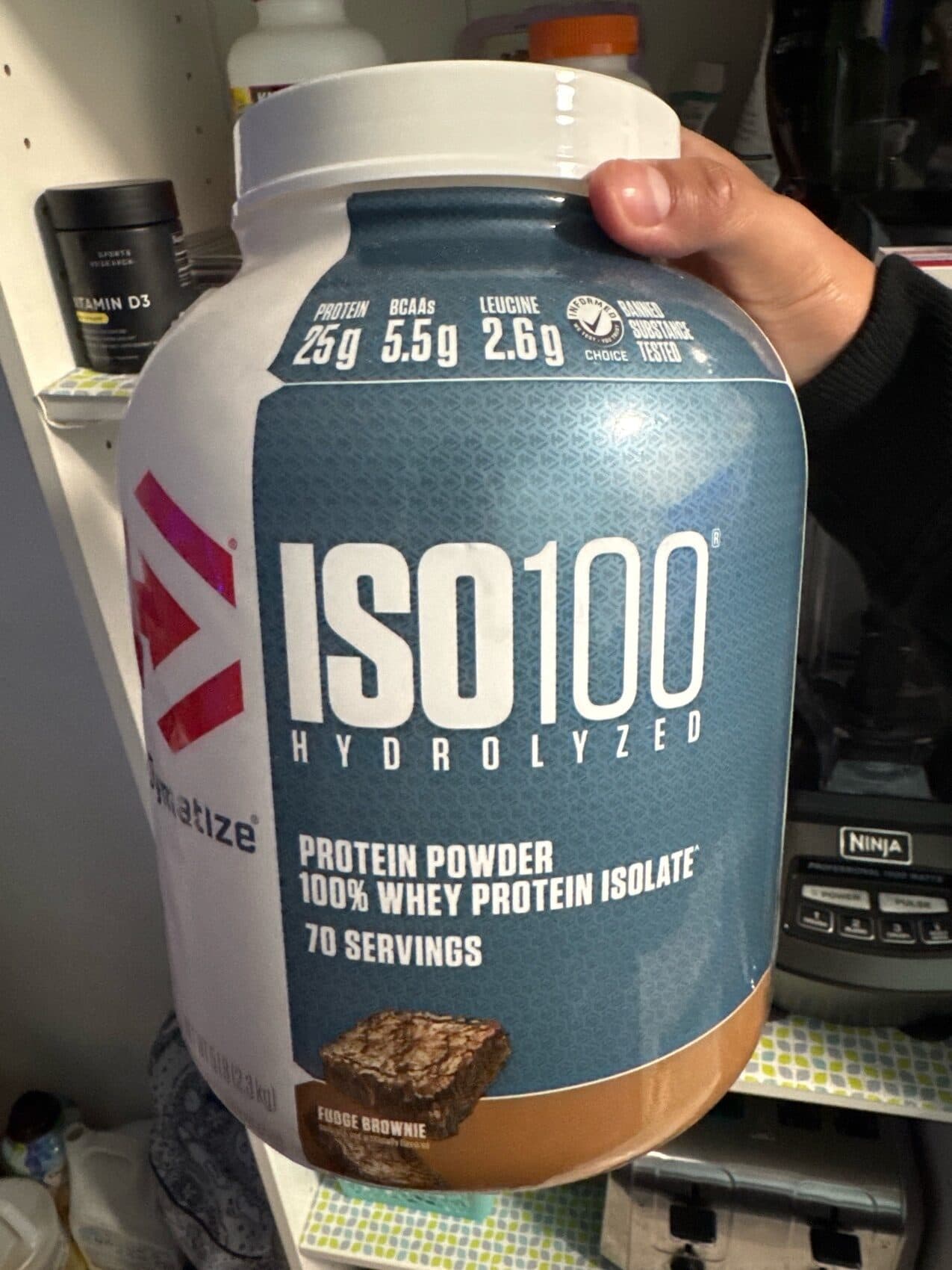 Dymatize Nutrition ISO 100 Hydrolyzed 100% Whey Protein Isolate packshot