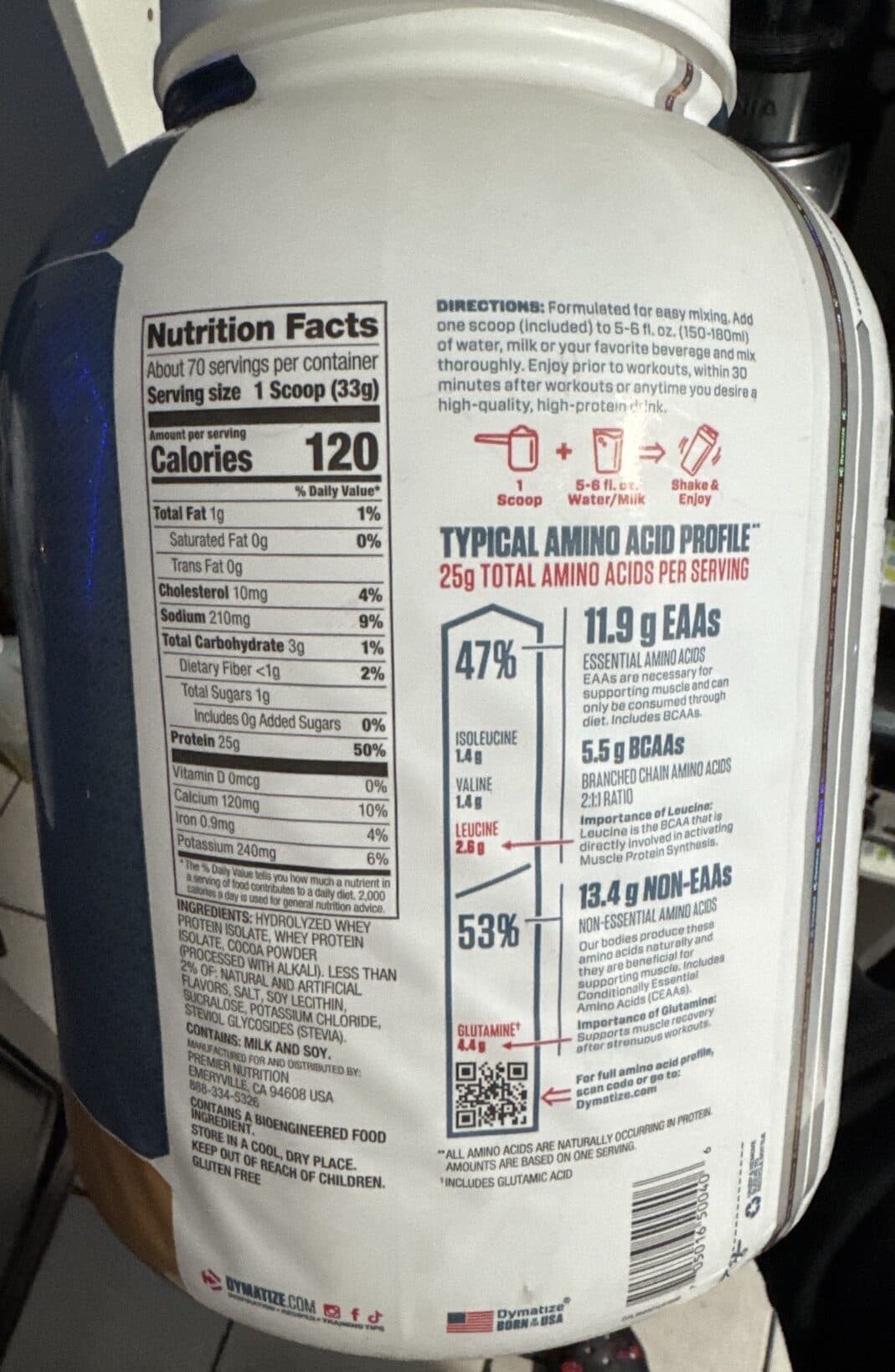 Dymatize Nutrition ISO 100 Hydrolyzed 100% Whey Protein Isolate packshot
