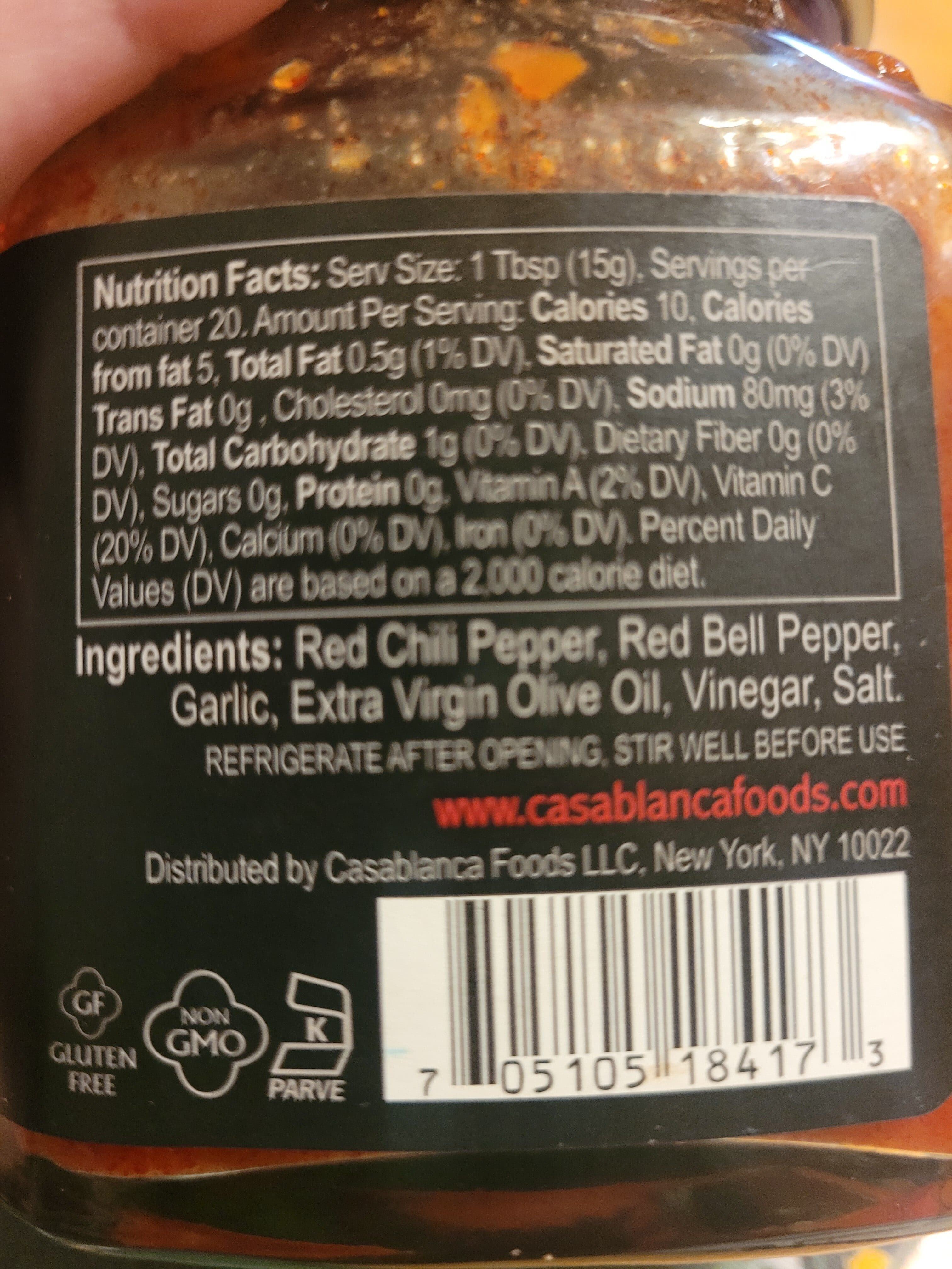 Mina Mina, harissa moroccan red pepper sauce, spicy packshot