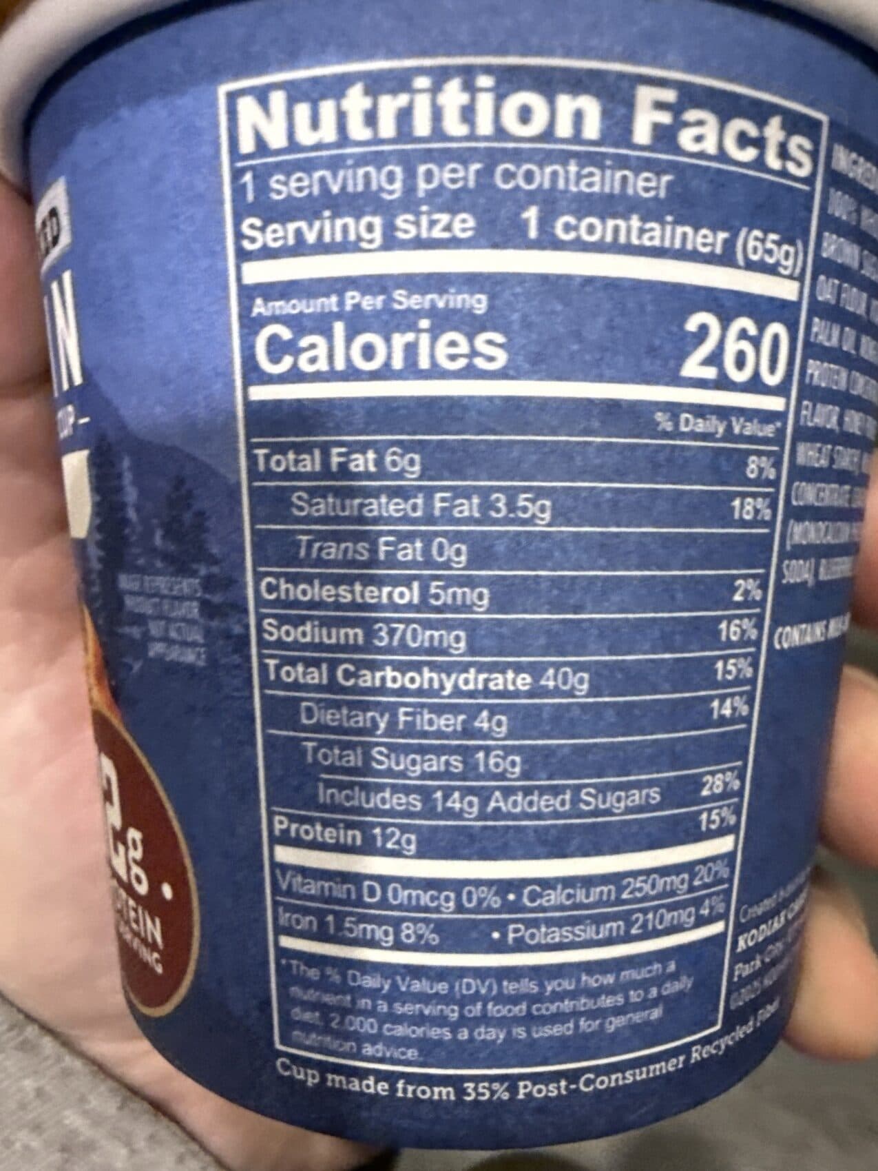 Kodiak Cakes Protein-Packed Muffin - Blueberry packshot