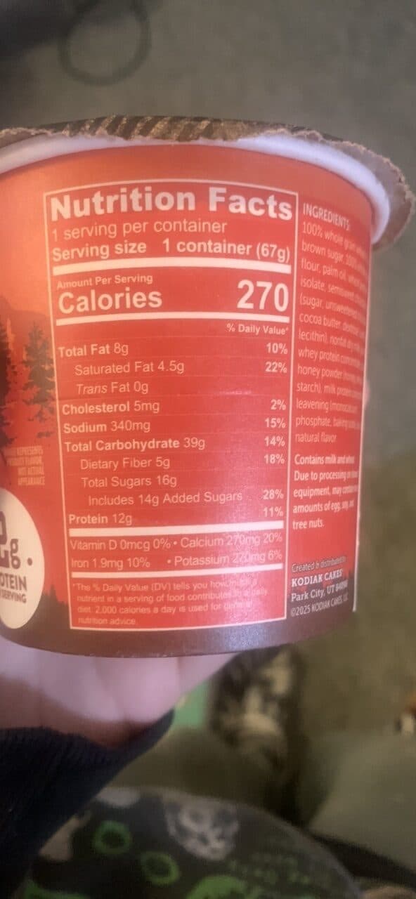 Kodiak Pumpkin Chocolate Chip Muffin packshot