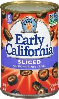 Musco Family Olive Co. Sliced California Ripe Olives packshot