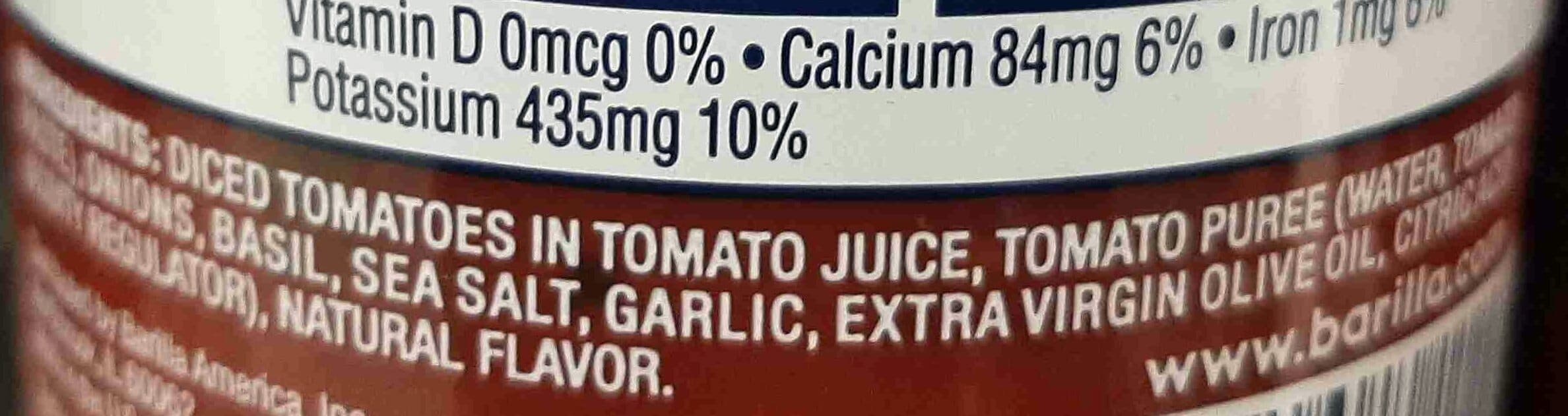 Barilla Tomato & Basil packshot